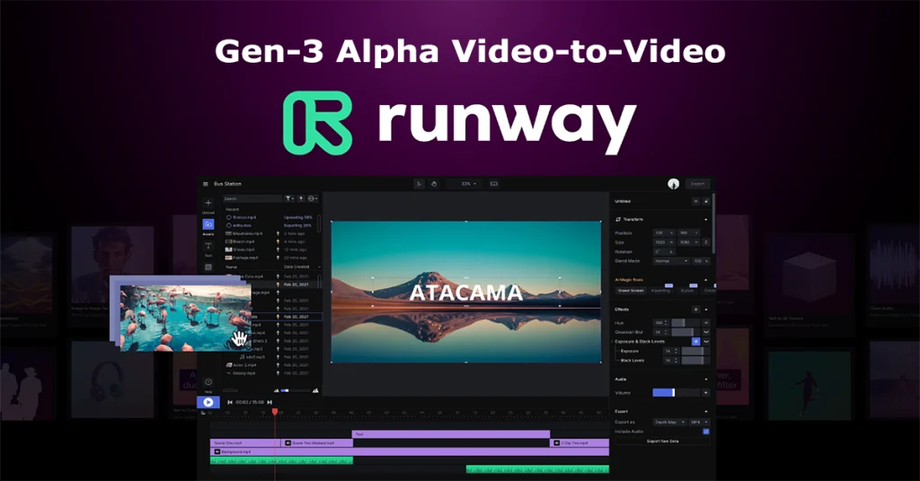 Exclusive Look at Runway’s Gen-3 Alpha Video-to-Video 2024