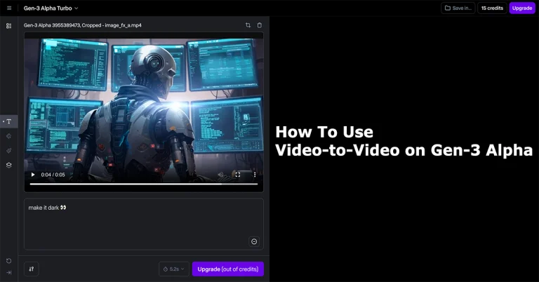 Ultimate Guide to Using Video-to-Video on Gen-3 Alpha for Stunning Videos